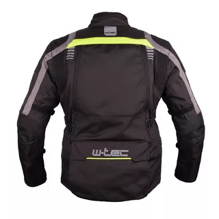 Turystyczna kurtka motocyklowa W-TEC Smackton - Szary pomarańczowy