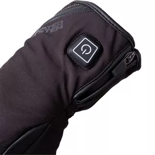 Ogrzewane rękawice motocyklowe i narciarskie W-TEC HEATnoir - Czarny