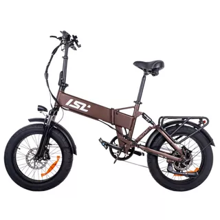 Składany rower elektryczny typu fat bike inSPORTline ISL Baxom 840Wh 20" - Deep Coffee
