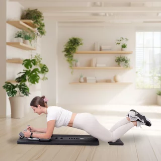 Deska do pilatesu inSPORTline Trancer Basic, antypoślizgowy, składana konstrukcja, wyjmowany wyświetlacz, podstawka na telefon