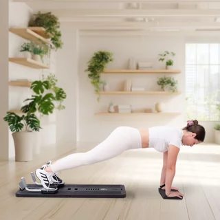 Deska do pilatesu inSPORTline Trancer Basic, antypoślizgowy, składana konstrukcja, wyjmowany wyświetlacz, podstawka na telefon