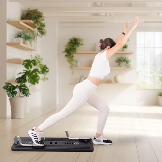 Deska do pilatesu inSPORTline Trancer Basic, antypoślizgowy, składana konstrukcja, wyjmowany wyświetlacz, podstawka na telefon