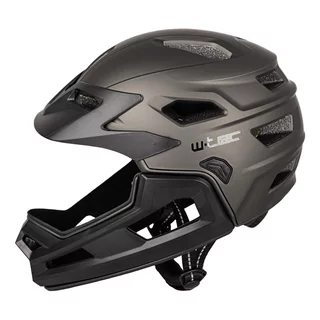 Kask Downhill na rower motor enduro  W-TEC Estreito - Magic Matt Black