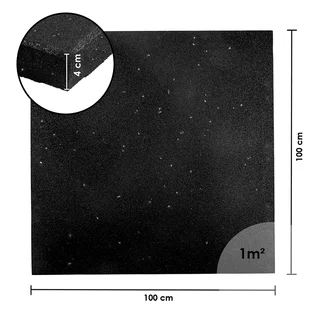 Mata podkładka pod sprzęt inSPORTline Proteko Plus Dot 100x100x4 cm