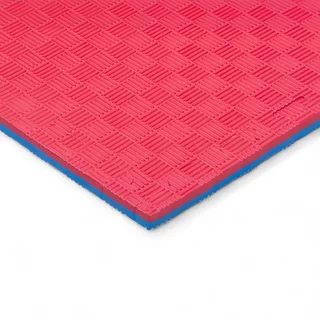 Mata Puzzle tatami podkładka do ćwiczeń inSPORTline Sazegul 100x100x2 cm - szaro-czarny, wzór 5 pasków