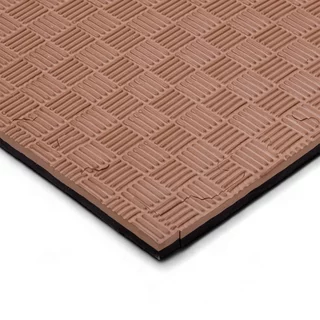 Mata Puzzle tatami podkładka do ćwiczeń inSPORTline Sazegul 100x100x2 cm - szaro-czarny, wzór 5 pasków