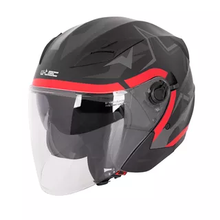 Kask motocyklowy otwarty W-TEC Barcela Vermella