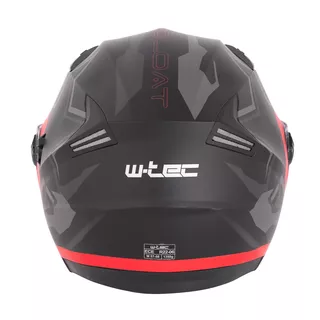 Kask motocyklowy otwarty W-TEC Barcela Vermella - Czarno-szary