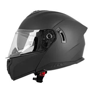 Kask motocyklowy pełny Flip-Up W-TEC Benidor - Biały błyszczący