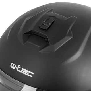 Kask motocyklowy pełny Flip-Up W-TEC Benidor - Biały błyszczący