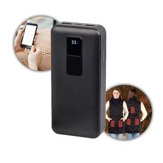 Powerbank PD QC z USB-C i wyświetlaczem inSPORTline PowerTwenty 20000 mAh