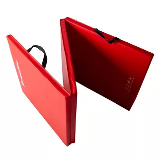 Składany materac gimnastyczny mata inSPORTline Trifold 180x60x3 cm - Brązowy