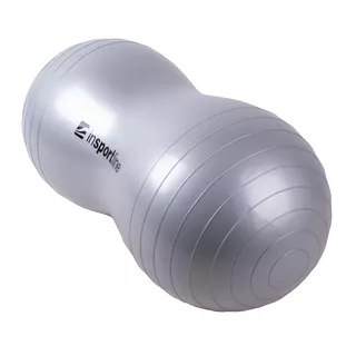 Piłka gimnastyczna rehabilitacyjna fasolka inSPORTline Peanut Ball 50 cm - Szary