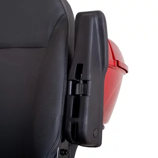 Trójkołowy wózek elektryczny inwalidzki inSPORTline Zorica Deluxe z hamulcem elektromagnetycznym - Czerwony