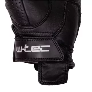 Letnie skórzane rękawice motocyklowe W-TEC Black Heart Darios - Czarny