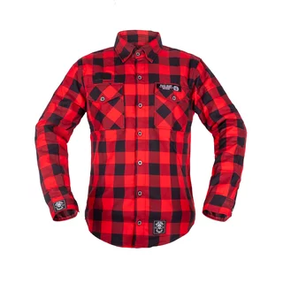 Koszula flanelowa męska motocyklowa W-TEC Black Heart Respector II