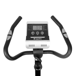 Rower treningowy magnetyczny inSPORTline Klegan - Czarno-srebrny