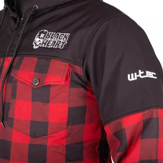 Kurtka softshellowa W-TEC Black Heart Rozzer - Czerwono-czarny