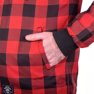Kurtka softshellowa W-TEC Black Heart Rozzer - Czerwono-czarny