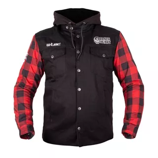 Kurtka motocyklowa na chopper W-TEC Black Heart Ruffster - Czarno-czerwony