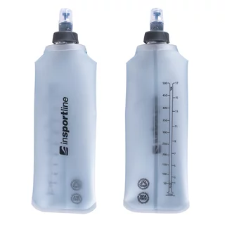 Składana sportowa butelka inSPORTline Hydroquick 500 ∙ pojemność 500 ml ∙ waga 30 g ∙ materiał TPU ∙ bez BPA