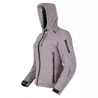 Damska kurtka motocyklowa softshell W-TEC Algenia - Szary