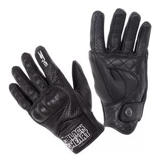 Skórzane rękawice motocyklowe W-TEC Black Heart Rookah - Czarny