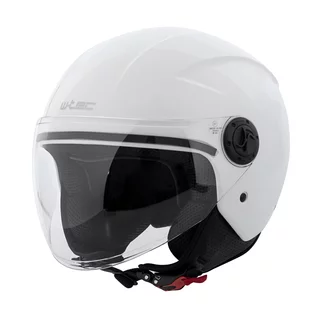 Otwarty kask motocyklowy W-TEC Bareiro - Biały błyszczący