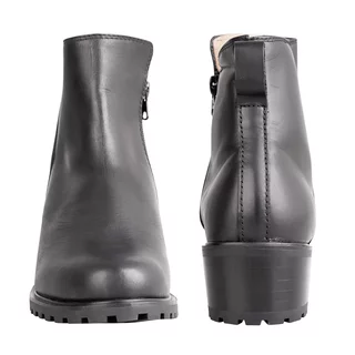 Damskie skórzane buty motocyklowe W-TEC Coregia - Czarny