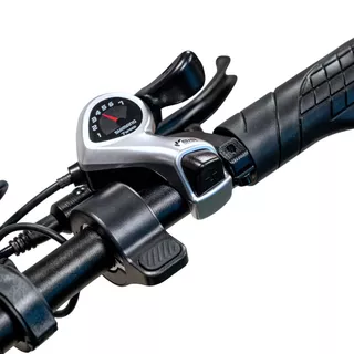 Składany rower elektryczny typu fat bike inSPORTline ISL Baxom 840Wh 20" - Deep Coffee