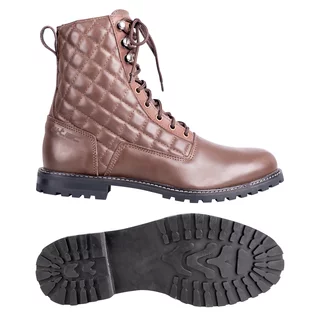Damskie buty motocyklowe W-TEC Leocia Brown - Brązowy