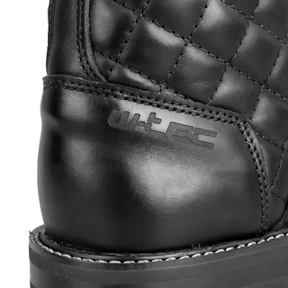 Damskie skórzane buty motocyklowe W-TEC Leocia Black - Czarny