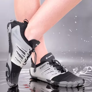 Buty kąpielowe do wody jeżowce inSPORTline Solaric - Czarny