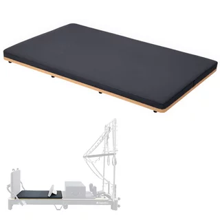 Platforma wypełniająca do reformera Pilates inSPORTline Comfolder EVO ∙ nośność 120 kg ∙ drewno dębowe ∙ skóra PU