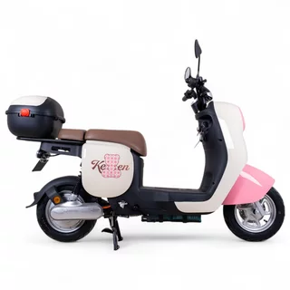 Skuter elektryczny Keren Beike 10" - brązowo-czerwony