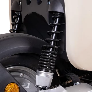 Skuter elektryczny Keren Beike 10" - brązowo-czerwony