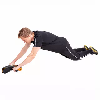 Wałek treningowy / roller inSPORTline AB Roller DR2030 ∙ składany ∙ cyfrowy wyświetlacz ∙ antypoślizgowy uchwyt