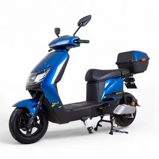 Skuter elektryczny W-TEC Raike 10" - Niebieski-czarny