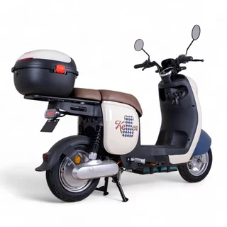 Skuter elektryczny Keren Beike 10" - brązowo-czerwony