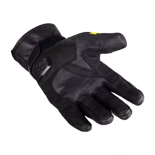 Skórzane rękawice motocyklowe W-TEC Kudavo - Czarny-fluo