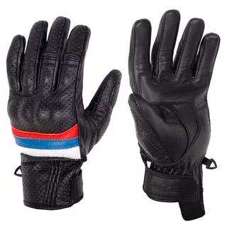 Letnie skórzane rękawice motocyklowe W-TEC Laudero
