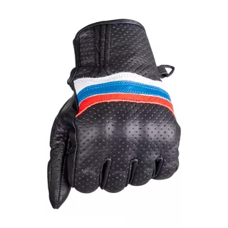 Letnie skórzane rękawice motocyklowe W-TEC Laudero