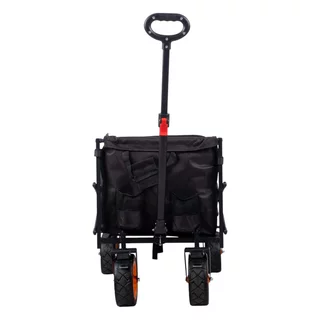 Składany wózek transportowy inSPORTline Wagoner ∙ nośność 120 kg ∙ pojemność 200 l ∙ waga 8,5 kg ∙ rama stal węglowa ∙ szerokie koła gumowe