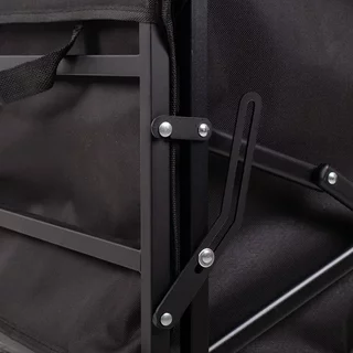 Składany wózek transportowy inSPORTline Wagoner ∙ nośność 120 kg ∙ pojemność 200 l ∙ waga 8,5 kg ∙ rama stal węglowa ∙ szerokie koła gumowe
