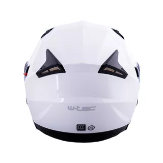 Kask motocyklowy otwarty z blendą W-TEC Putta - czarno-brązowy