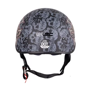 Kask motocyklowy otwarty W-TEC Black Heart V535 Cross Skull