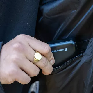 Męska kurtka ogrzewana z kapturem W-TEC HEATborg  -OUTLET - Czarny