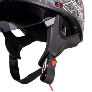 Kask motocyklowy otwarty W-TEC Black Heart V535 Cross Skull