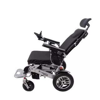 Elektryczny wózek inwalidzki inSPORTline Hawkie Evo II z regulowanym oparciem 700W - Zielony