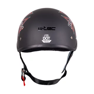 Kask motocyklowy W-TEC Black Heart V531 Iron Cross - Czarny